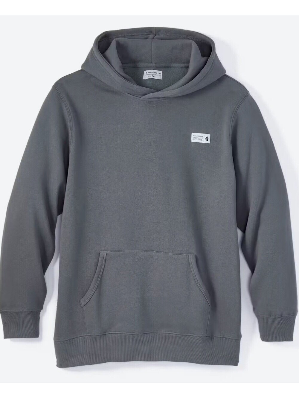 Beardedgoat Void Grey Hoodie Mens Size Large Relaxed Streetwear Heavyweight EUC